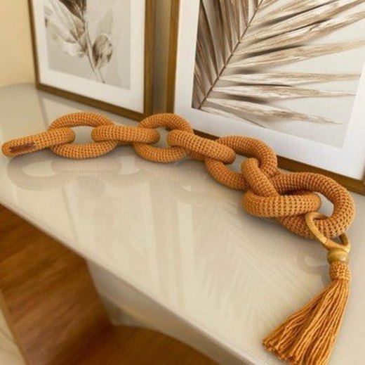 Colar de Mesa 001 – colar de mesa de crochê