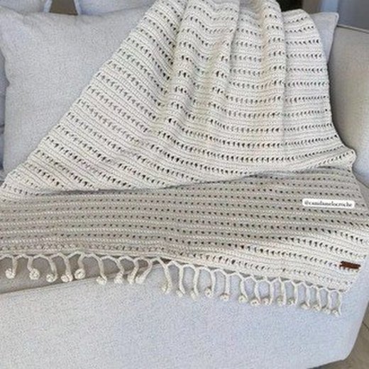 Manta – peças de crochê para casa e presente