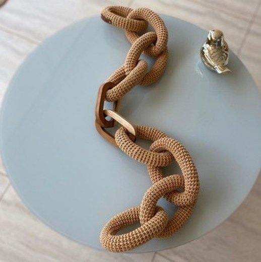 Colar de Mesa 003 – colar de mesa de crochê