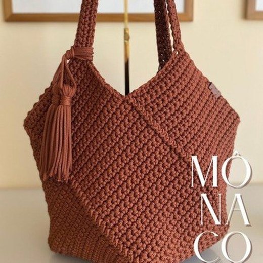 Bolsa Mônaco – bolsa de crochê